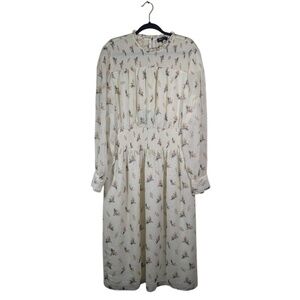 Juicy Couture Cream Floral Maxi Dress Size XL